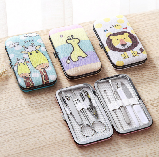 Cartoon stainless steel Fingernail clipper Set Nail clipper set Home Manicure Pedicure Nail clipper T