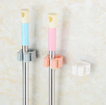 Mop rack magic stick mop clamp rack multifunctional roller hook