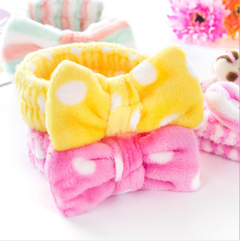 Wholesale of facial hair bands, makeup hair ties, headbands, bow hair accessories and hair ties Specification image