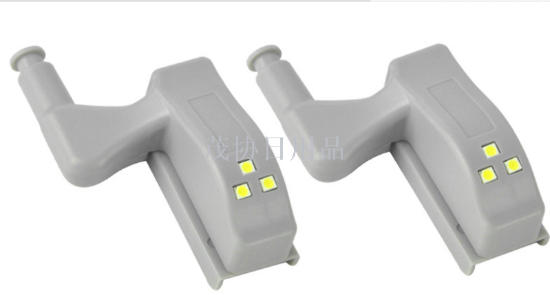 LED hinged smart sensor cabinet light Touch sensor light 3LED small night light