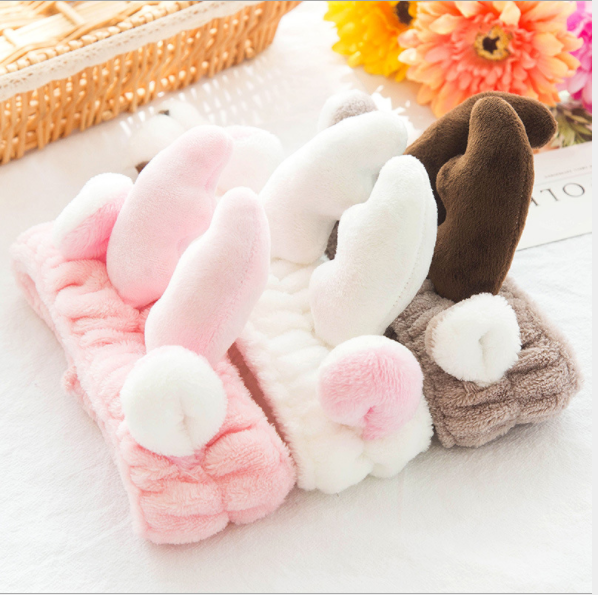 Cute antlers for sale, hairbands for washing faces, hair bands, women's makeup headbands, facial masks, hair ties, velvet, wide hair edges