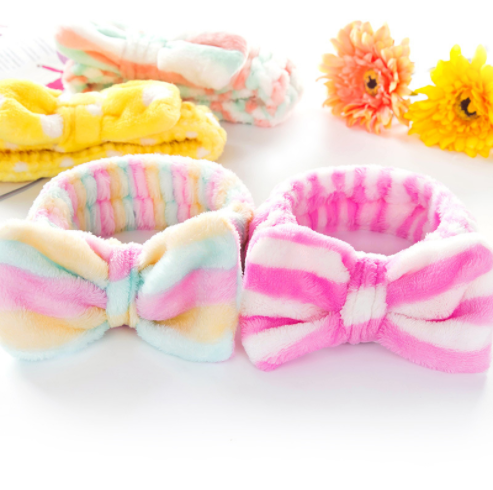 Wholesale of facial hair bands, makeup hair ties, headbands, bow hair accessories and hair ties details Picture