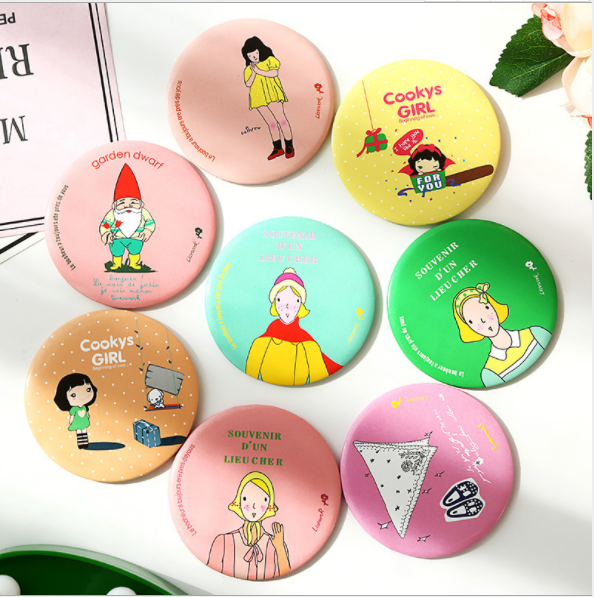 Cute portable mirror Makeup mirror