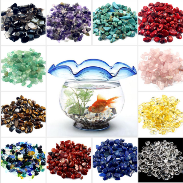 i彩色天然碎石子diy水晶滴胶烟灰缸封入物填充物吊坠手工材料配件