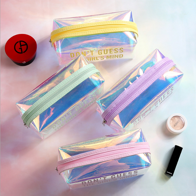 Makeup bag Toiletry bag Makeup bag Storage bag Clutch bag Zipper bag Laser bag Children's bag