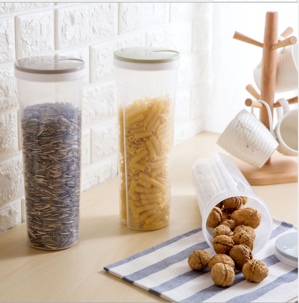 Kitchen noodle boxes, plastic transparent storage boxes, storage tanks for grains and cereals, food-grade storage tanks, and preservation boxes Specification image