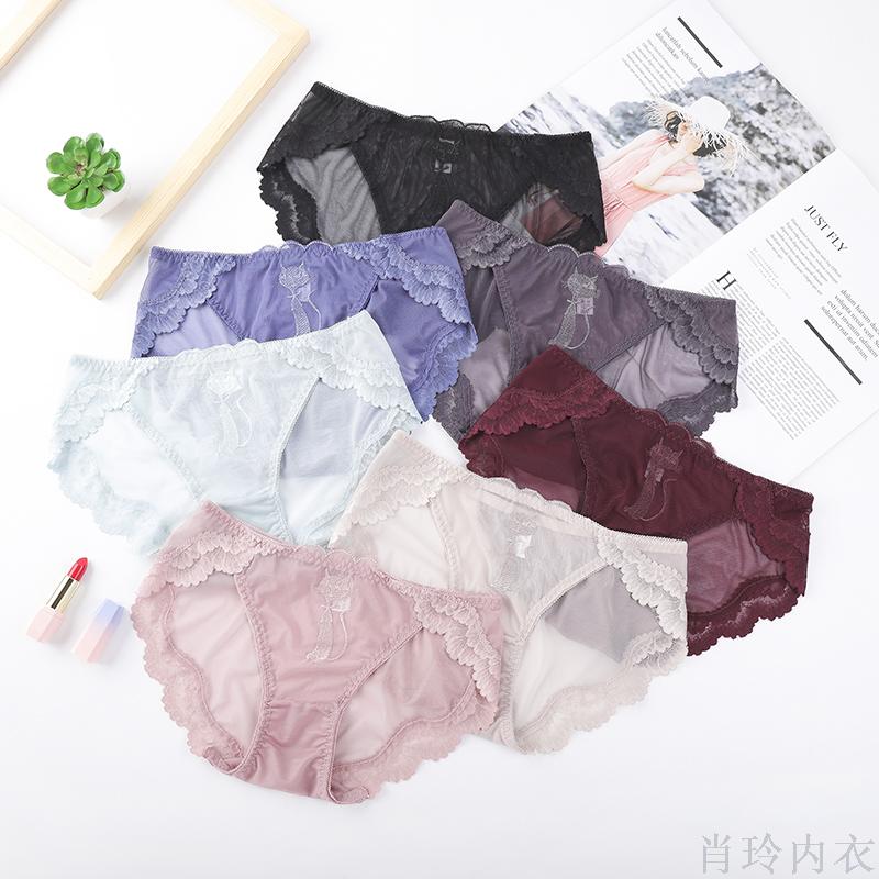 O 'Nolan Ladies Shorts Summer Lace Shorts Mesh Shorts Embroidered Shorts Sexy Comfy Underwear - Cat Application Scenario