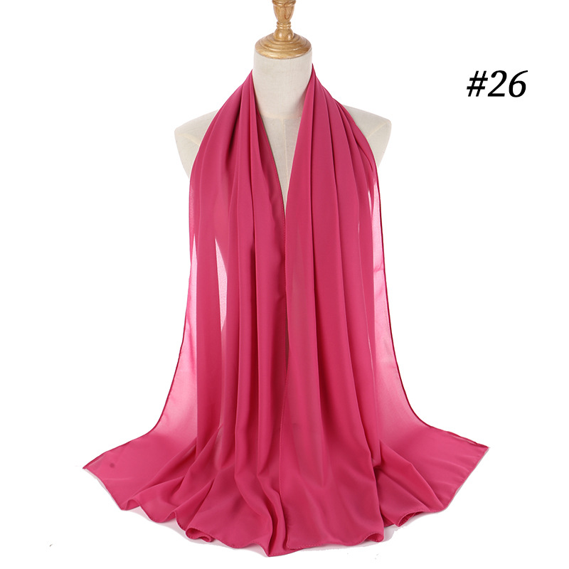 Turkish Arabic Turban Chiffon Iranian Turban Muslim Hui Scarf Malay Gauze Scarf Application Scenario