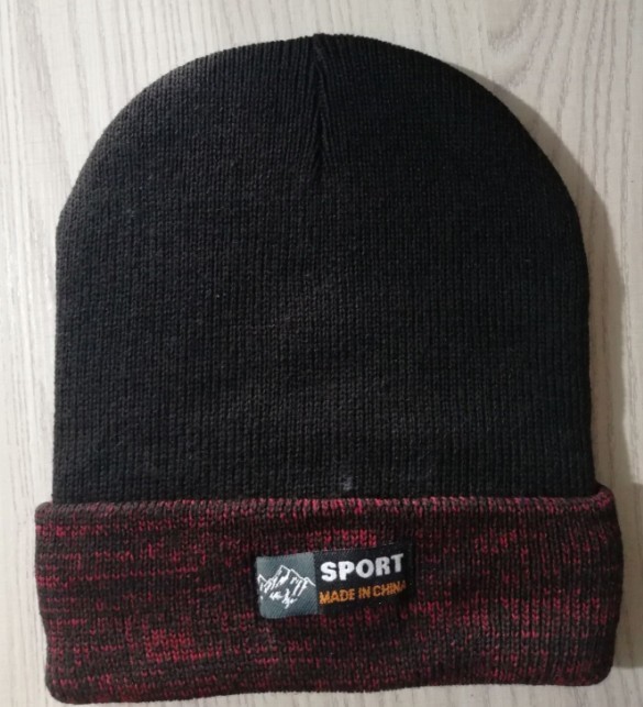 2018 New Men's Knitted Hat Autumn And Winter Hot Plus Fleece Warm Woolen Hat Simple Curling Hat A Hair details Picture