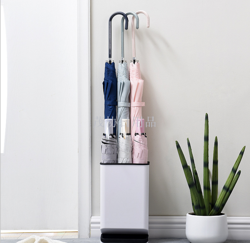 时尚家用雨伞架带沥水盘高档酒店雨伞收纳架细节图