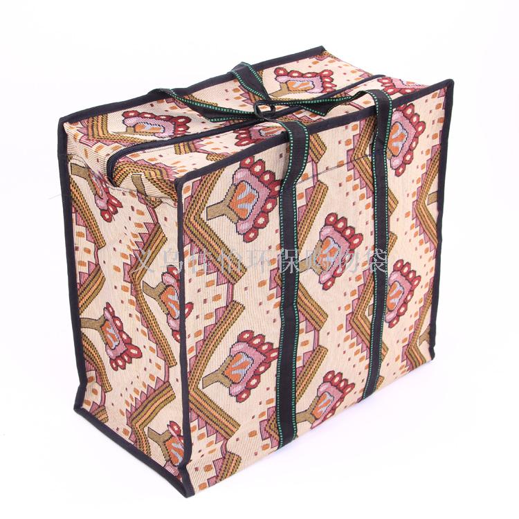 Linen bag, linen material bag, non-woven fabric eco-friendly bag, moving bag, 62*45*25 Specification image