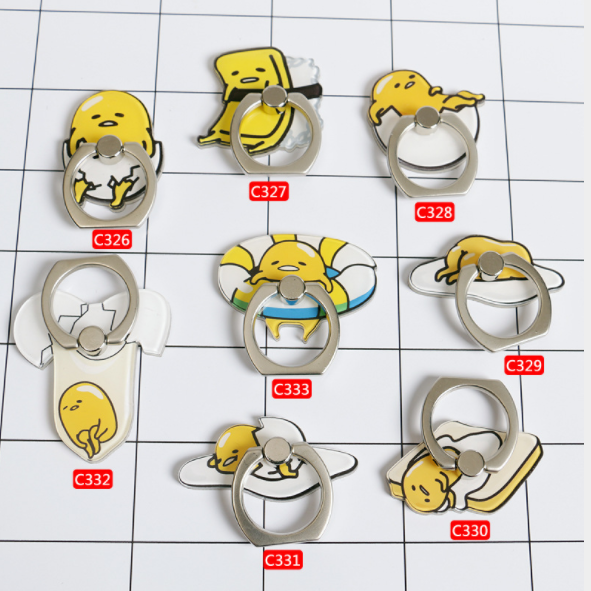 Original cartoon Lazy Egg Yolk Egg Yolk King mobile phone ring stand, creative and personalized lazy person stand details Picture