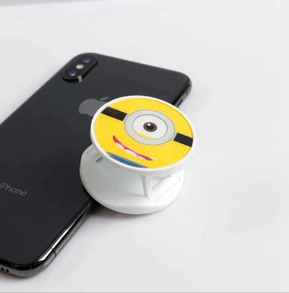 New style ring airbag stand cartoon telescopic folding phone stand is in stock for wholesale and customization is supported Specification image