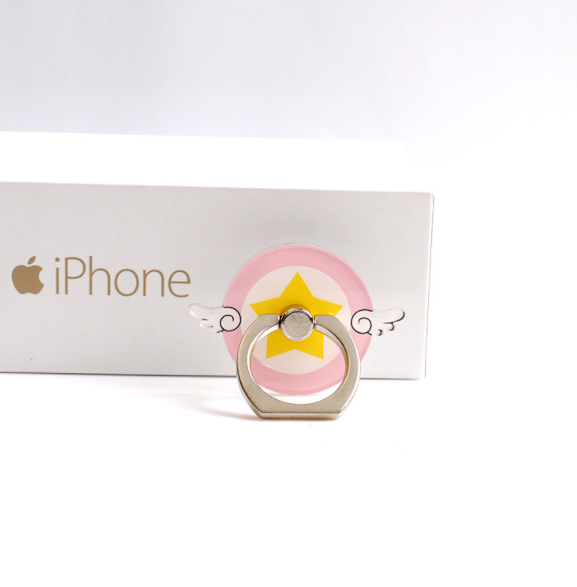 Original cartoon Sailor Moon ring buckle stand, universal phone case DIY adhesive accessory for any mobile phone Specification image