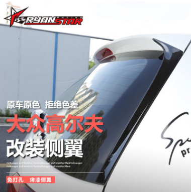 Cross - border hot selling auto parts rear wing modified ABS spoiler for golf 7 Volkswagen thumbnail