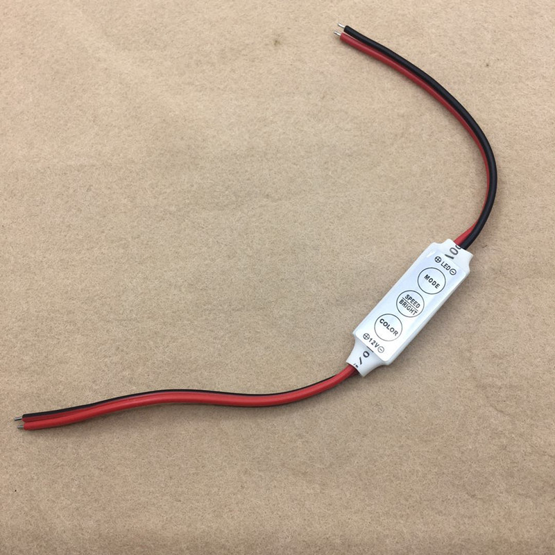 Flicker controller, LED light strip dimmer, 12V- 24V universal dimming flicker mode, flasher switch Application Scenario