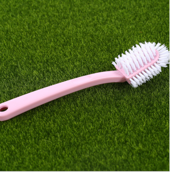 五面鞋刷 创意家居用品新款塑料多功能长柄洗鞋刷去污清洁刷细节图