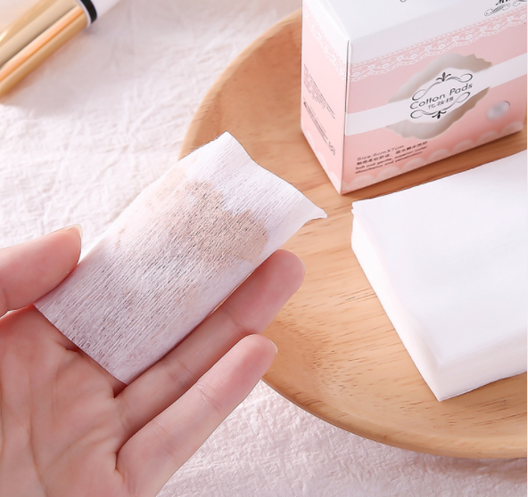 化妆棉卸妆棉片盒装40片美容院干湿两用巾一次性清洁卸妆棉