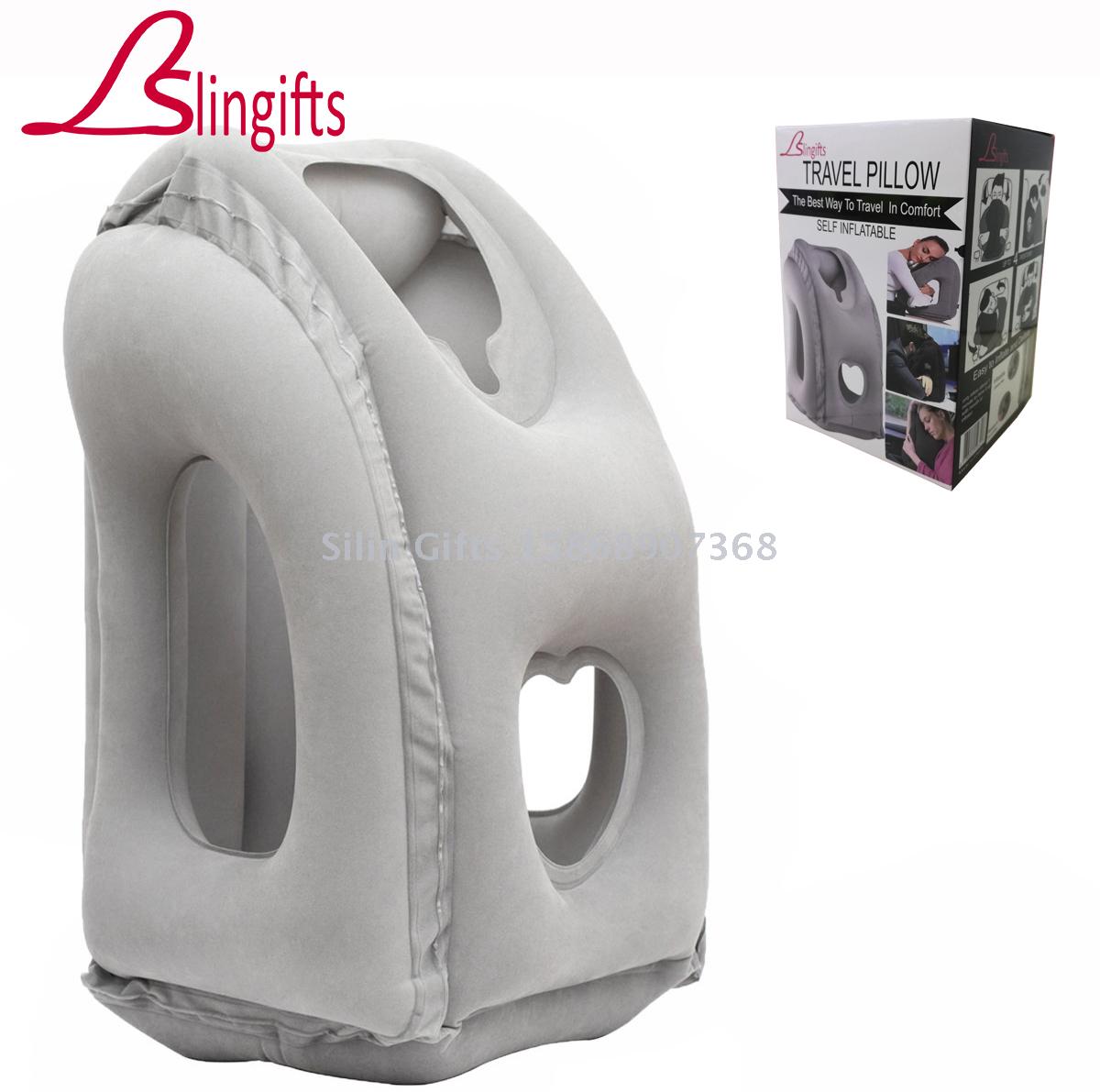 思霖礼品 创意抱抱枕 旅行充气枕 抖音爆款 思霖品牌彩盒装