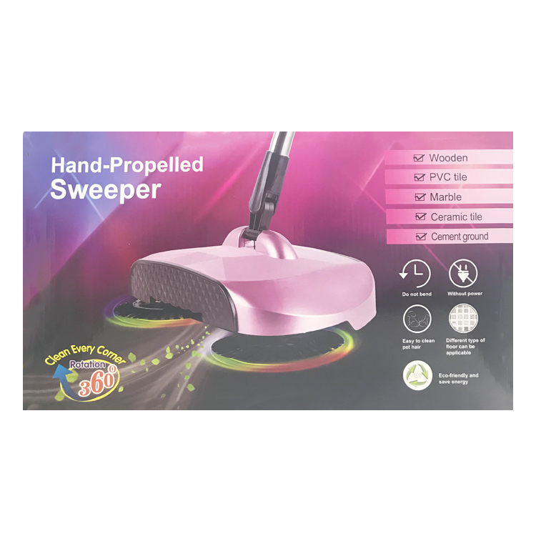 New fully automatic sweeping machine, household lazy broom, mop machine, hand-pushed sweeping machine, cleaning machine Application Scenario
