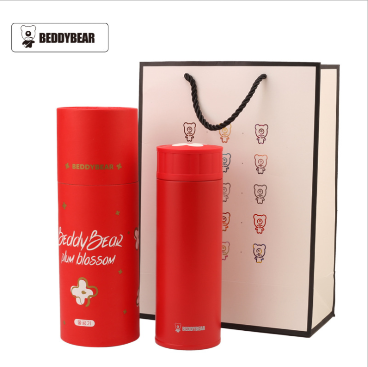 Korean genuine cup Bear stainless steel adult insulated cup, business cup, star-style creative water cup, gift cup details Picture