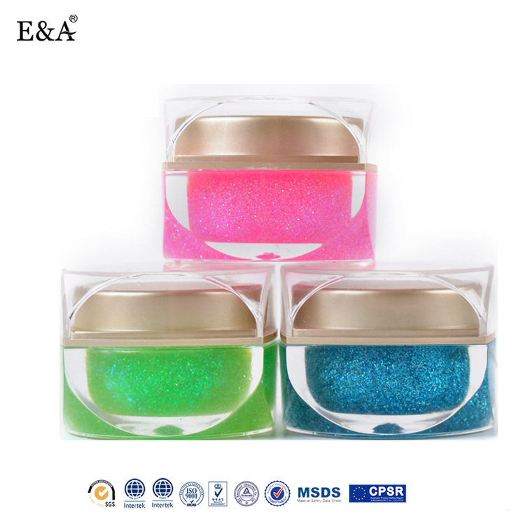 E&A detachable Phototherapy Decorative glue, sequin color glue, Phototherapy manicure glue, Nail glue, colored phototherapy glue, 15g Gleite glue, exclusively for export