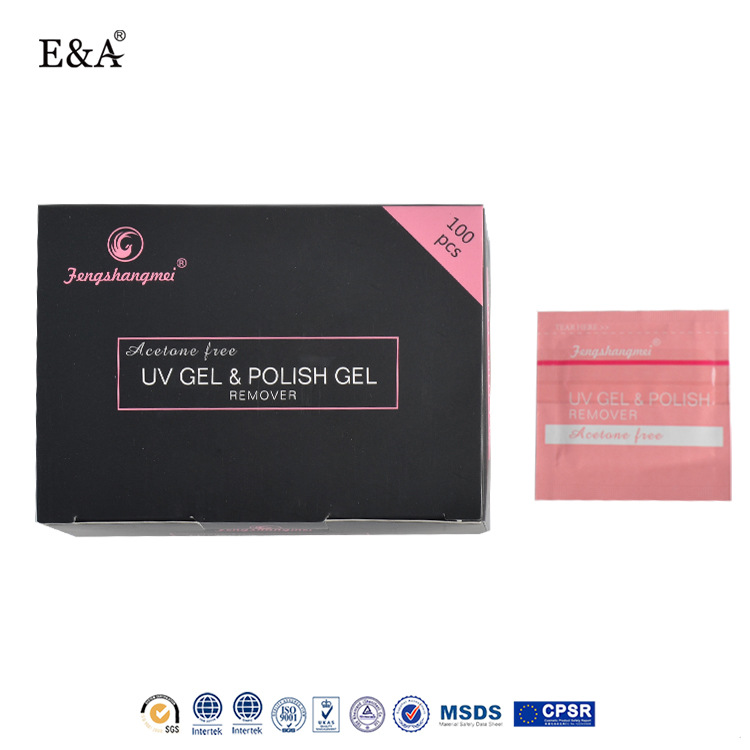 E&A Genuine eco-friendly, odorless nail removal kits, disposable nail tools, nail removal water, nail removal towels, exclusively for export details Picture
