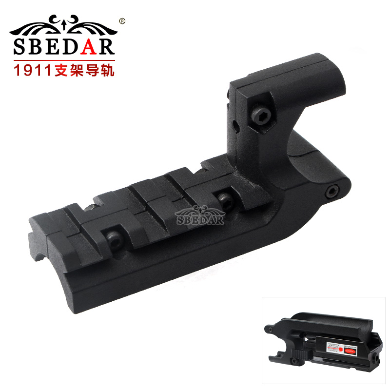 1911 lower hanging guide bracket for outdoor use