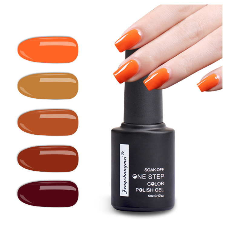 EA series 5ML bottle detachable one-step nail polish glue without sealing layer base glue QQ solid color nail polish glue exclusively for foreign trade Application Scenario