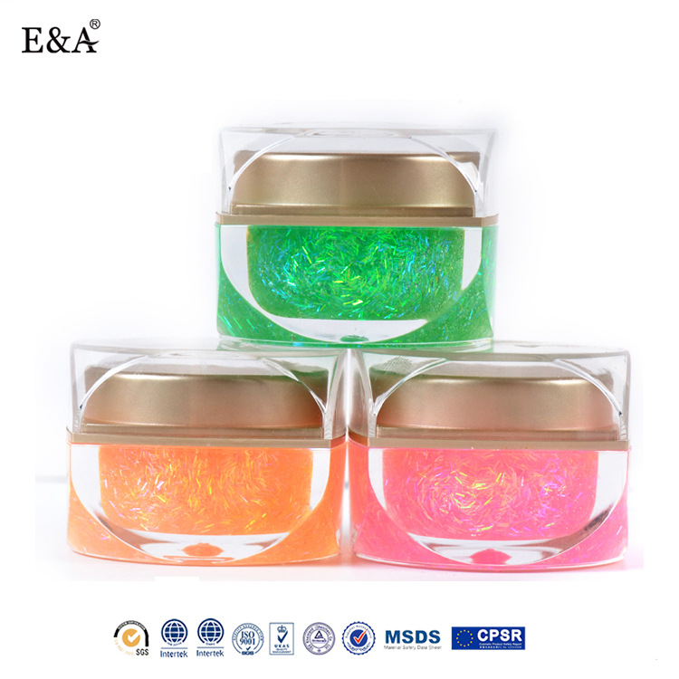 E&A Nail Art Detachable Phototherapy Flash Glue, Phototherapy Colored Gel, Phototherapy Colored Glue 15g, exclusively for export Application Scenario