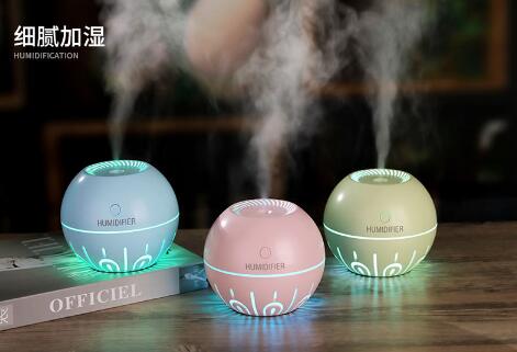 New mini humidifier, USB car desk, bedroom humidifier, battery, mobile phone charger Application Scenario