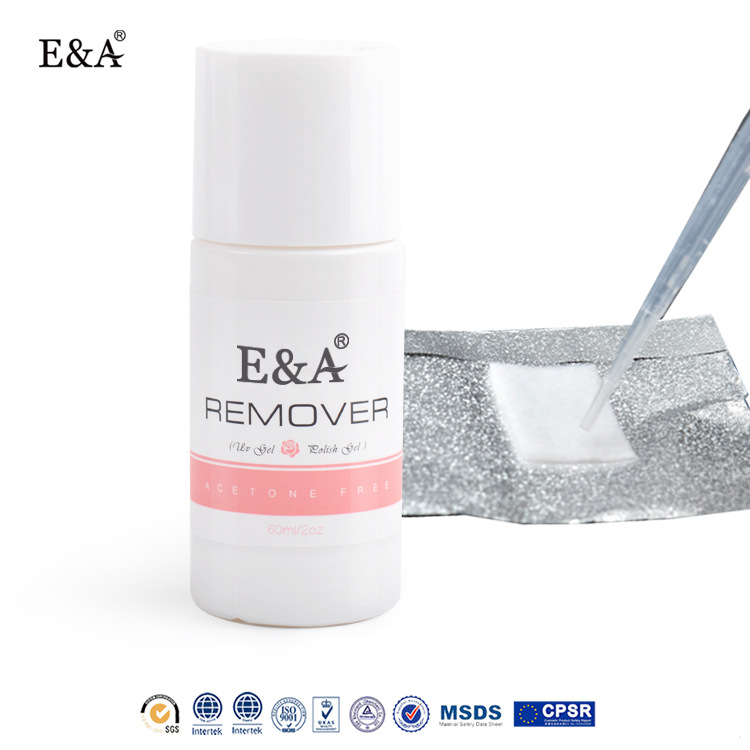 E&A Nail Polish Remover, nail care products, cleaning liquid, acetone-free, eco-friendly nail polish remover, easy to remove nails, scented, exclusively for export