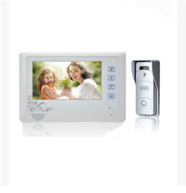 7寸彩色数字可视对讲/可视电话/厂家直销/家用别墅型/红外夜视/