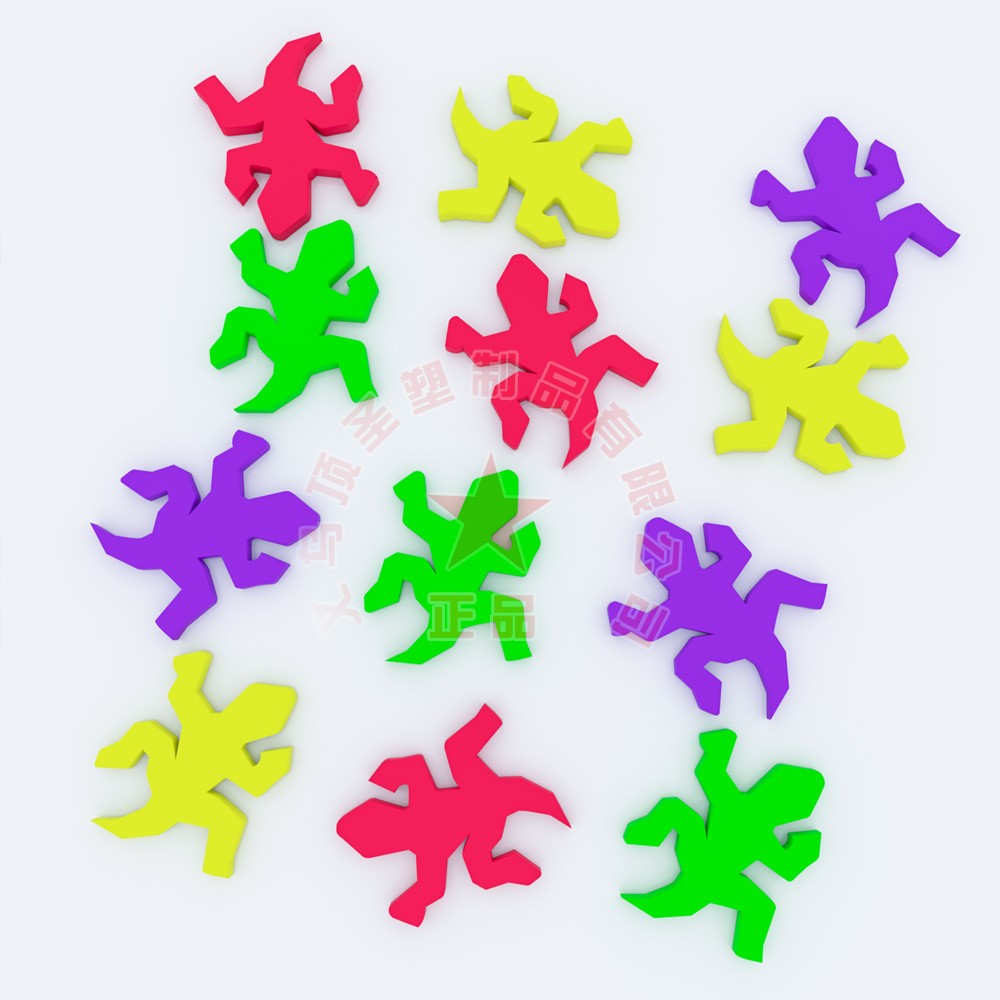 Colorful eva little gecko cartoon foam toys, eva little animal foam collage, eva jigsaw puzzle toys Application Scenario