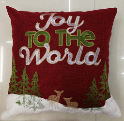 Embroidered cushions, waist cushions, backrests and pillowcases details Picture