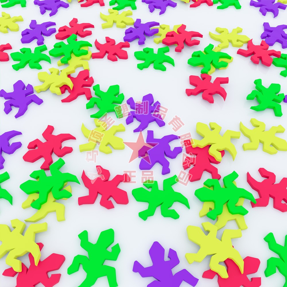 Colorful eva little gecko cartoon foam toys, eva little animal foam collage, eva jigsaw puzzle toys