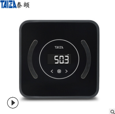 Manufacturer's direct weight scale household health balance drawing sheet silicone anti-collision weighing 150kg smart body fat thumbnail