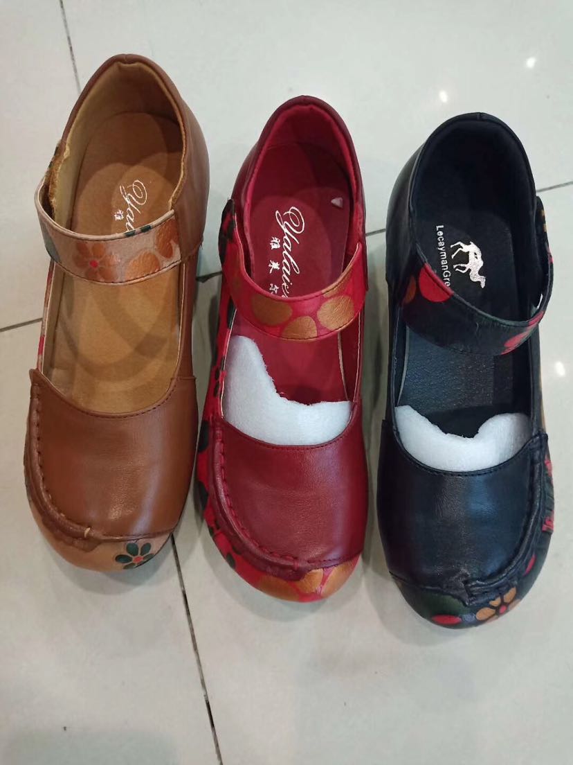 女式时装单鞋实物图