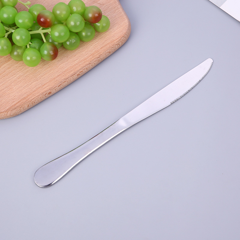 Spot long handle stainless steel western-style dinner knife hotel household beefsteak knife western set manufacturers wholesale