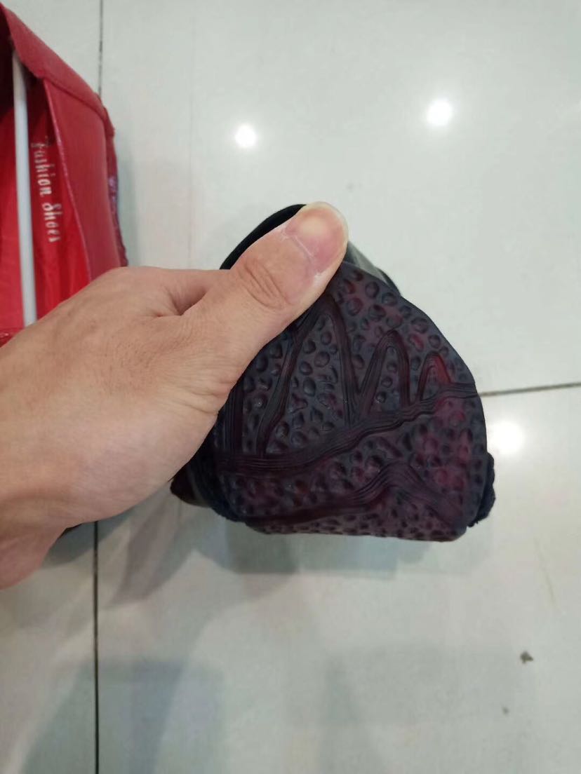 头层牛皮真皮民族风妈妈鞋细节图