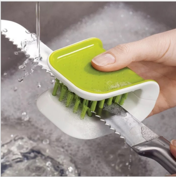 刀筷餐具清洁刷洗涤叉子洗餐具专用清洁刷厨房双面护手清洁神器