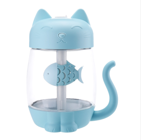 猫咪加湿器 三合一萌宠猫咪加湿器 USB办公桌面加湿器工厂直销细节图