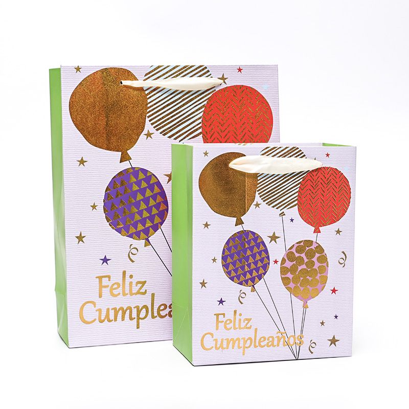 Holiday Christmas gift bag Gift bag Handbag paper bag White card paper bag kraft paper bag manufacturer direct sale thumbnail