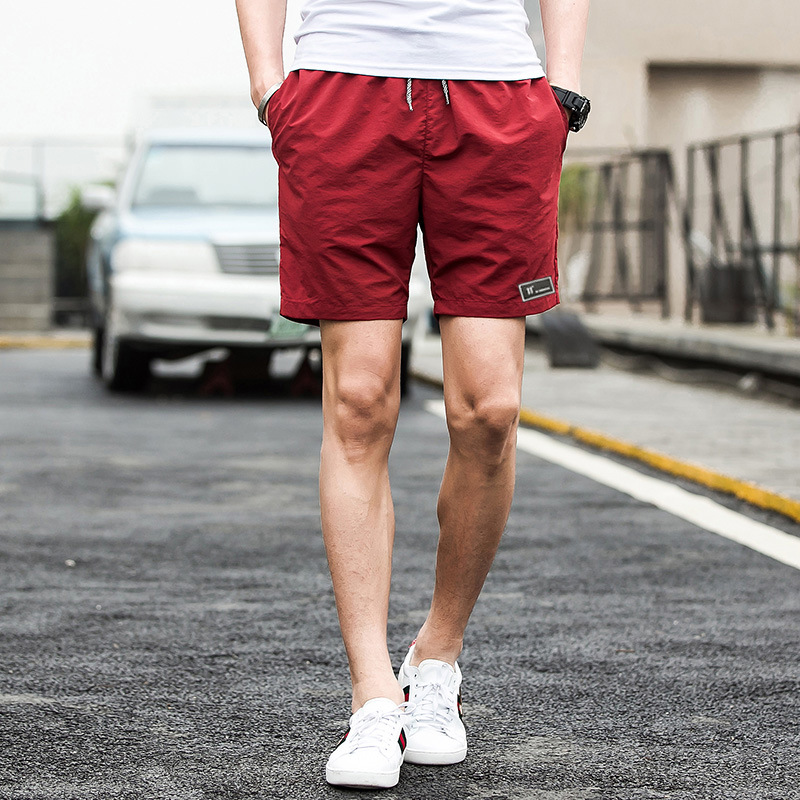 Summer new men's shorts customization: Breathable running sport pants, thin casual pants, men's quick-drying beach shorts customization details Picture