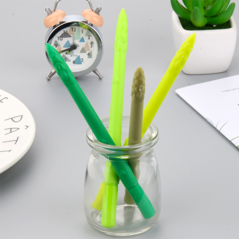 Simple little fresh bamboo shoots after rain neutral pen Creative plant Black water-based pen Student stationery prizes