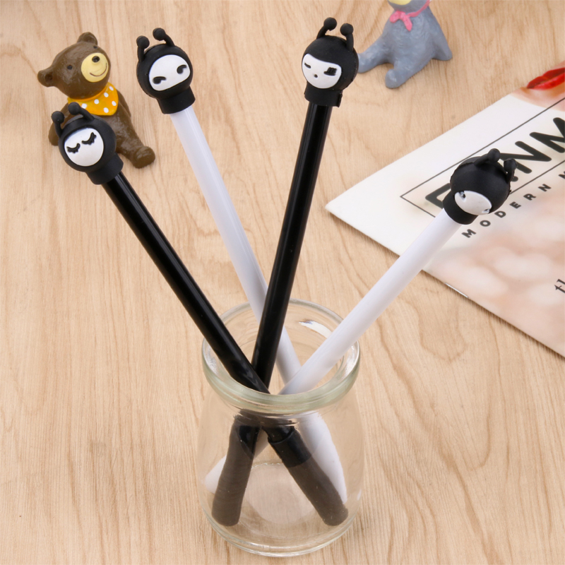 Factory direct cartoon creative simple receiver antenna alien neutral pen student stationery writing supplies