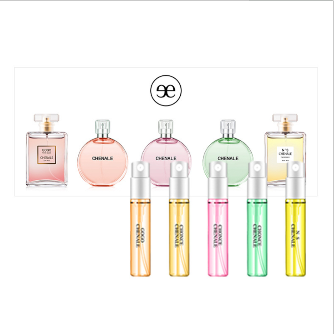 品牌正品Q版香水小样5件套 礼盒装女士香水3ml试用装产品图