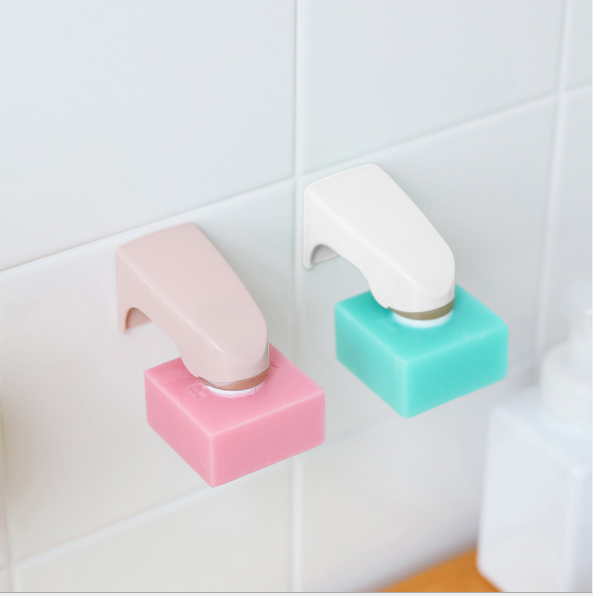 磁吸式香皂架肥皂盒 浴室创意强力磁铁吸皂器卫生间沥水架细节图