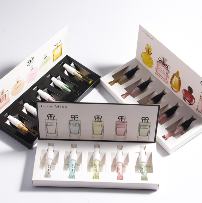 品牌正品Q版香水小样5件套 礼盒装女士香水3ml试用装细节图