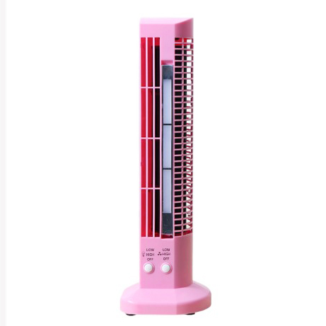 New LED handheld mini air conditioner, USB small fan, cooler, tower-shaped bladeless fan Specification image